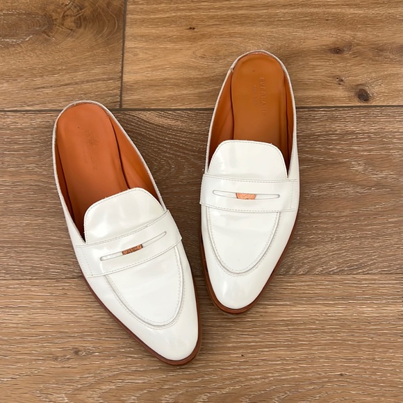 Loafers-slides women’s white loafers slides - Picture 1 of 6